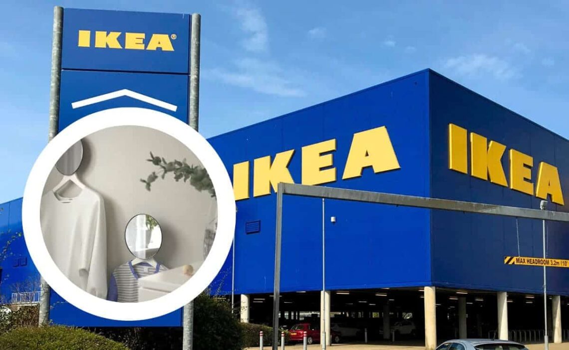 El espejo-perchero de IKEA