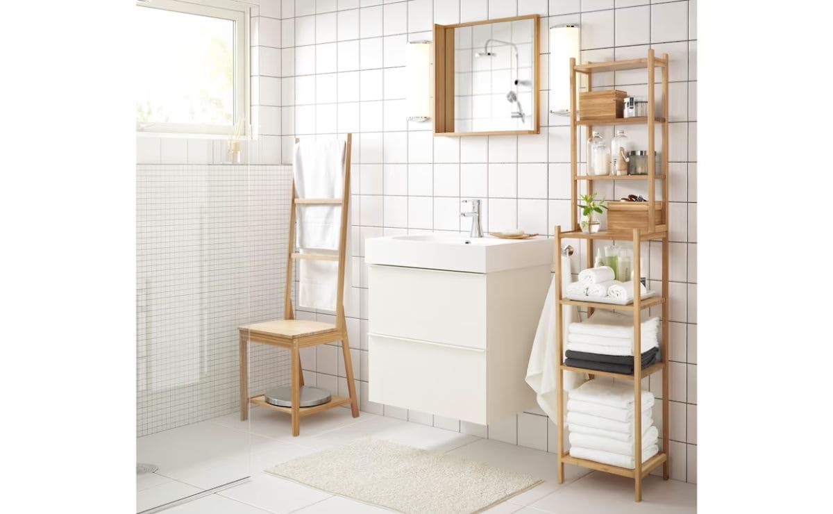 La estantería para baños de bambú de IKEA ahora rebajada más de 30 euros 