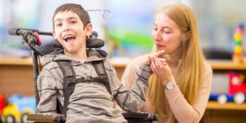 Estudiante con discapacidad que es alumno de educacion especial