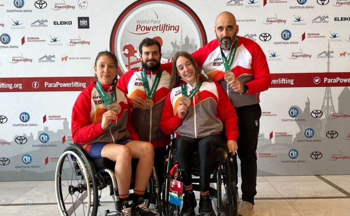 España, bronce por equipos en el Campeonato de Europa paralímpico de powerlifting