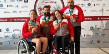 España, bronce por equipos en el Campeonato de Europa paralímpico de powerlifting