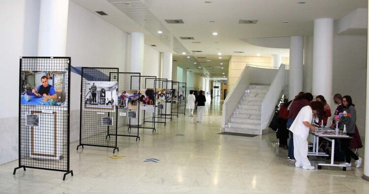 Exposición situada en el Hospital Santo Cecilio de Granada