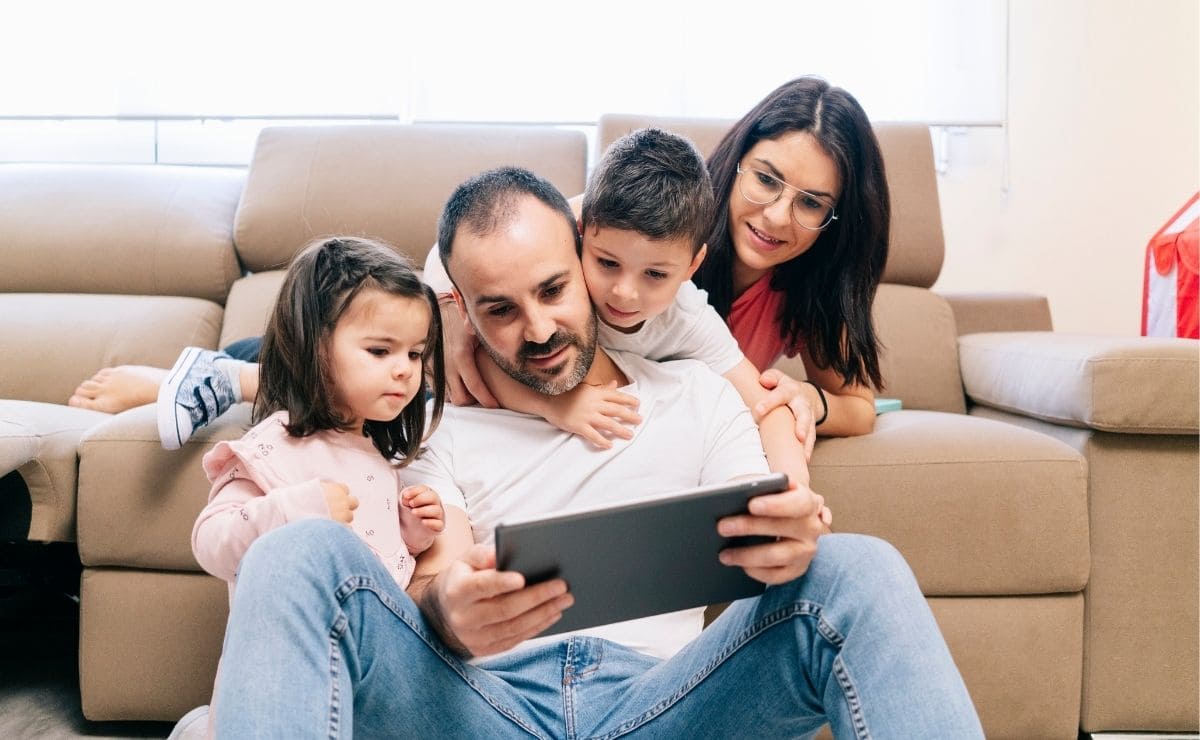 Familia española con dos apellidos