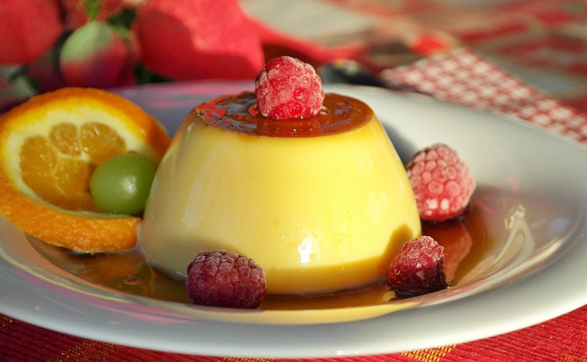 Un flan de frutas es perfecto para la dieta