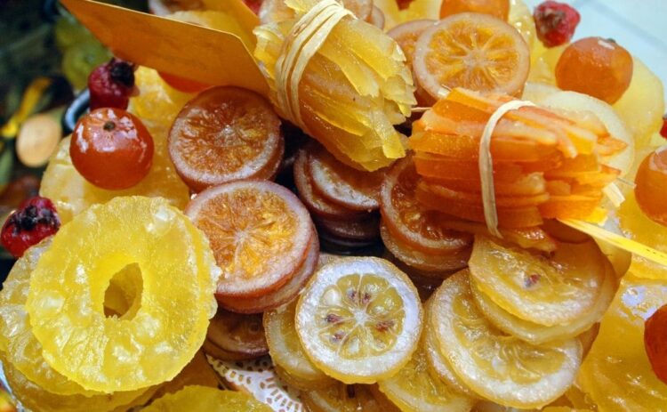 La fruta confitada puede contener hasta 81 gr. de azúcar por cada 100 gr.