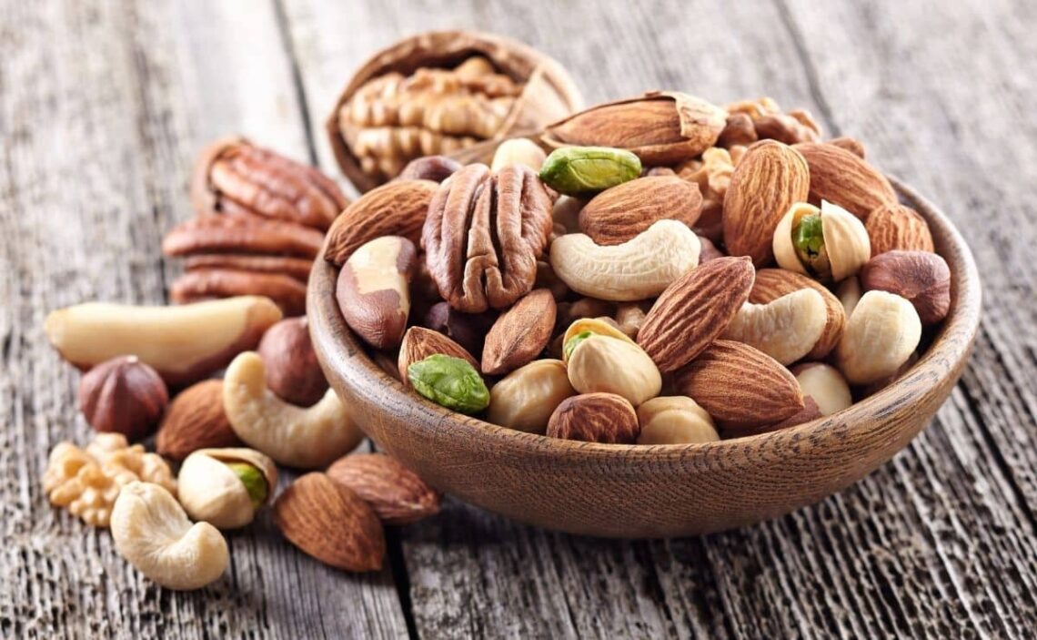Frutos secos fibra alimento salud sanguínea sangre cardiovascular
