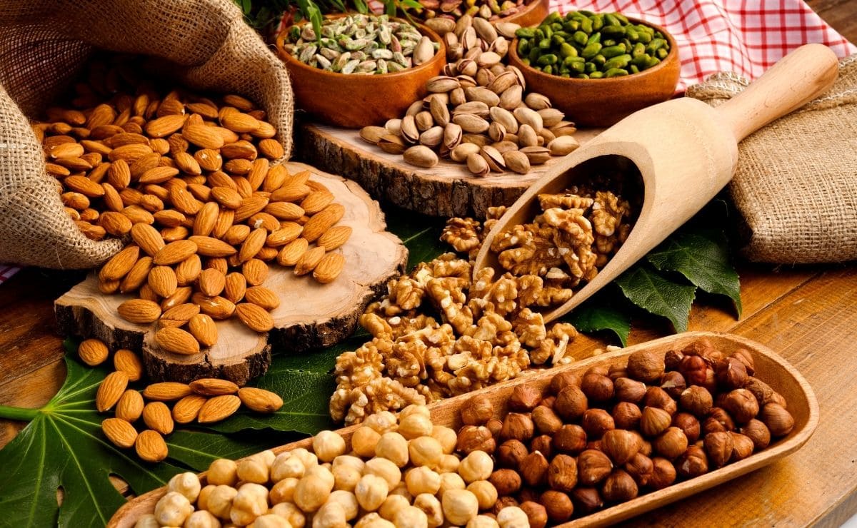 frutos secos fibra comida salud organismo vitaminas proteínas