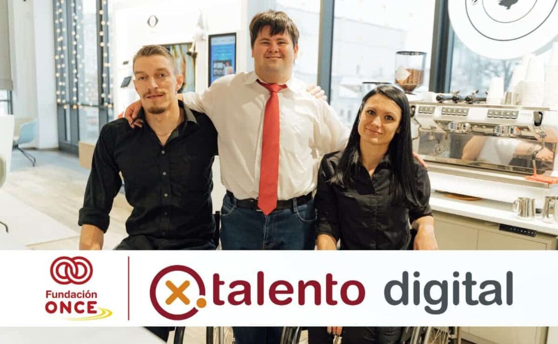 'Por Talento Digital' es una iniciativa de Fundación ONCE que ofrece formaciones para personas con discapacidad
