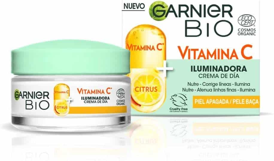Amazon presenta la crema antiedad de Garnier BIO con colágeno y vitamina C que corrige las líneas de expresión