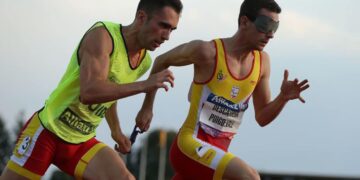 Gerard Descarrega y Guillermo Rojo en la prueba para clasificarse para los Juegos Paralímpicos
