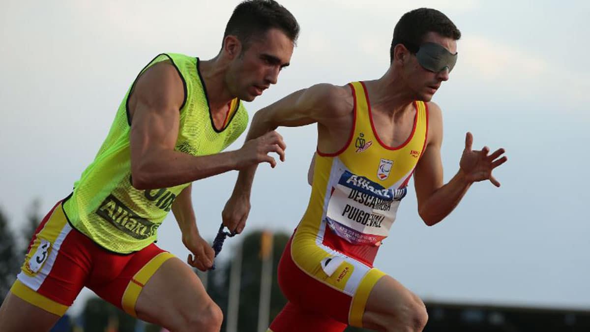 Gerard Descarrega y Guillermo Rojo en la prueba para clasificarse para los Juegos Paralímpicos | Foto: CPE