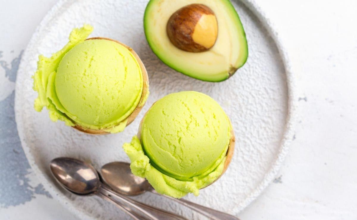 Helado de aguacate