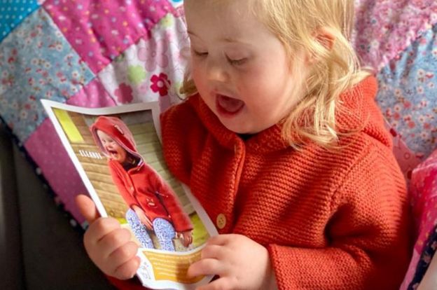 Eleanor, niña con síndrome de Down