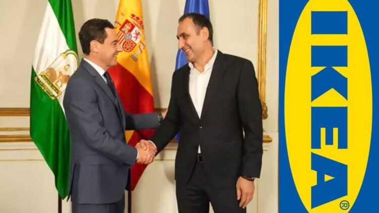 Juanma Moreno, presidente de la Junta de Andalucía, se reúne con el CEO de IKEA en España