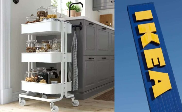 Carrito multiusos con oferta de IKEA antes del Black Friday
