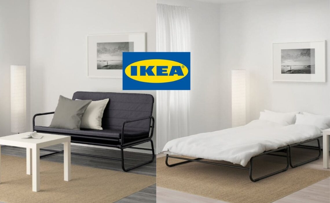 Sofá cama de IKEA pisos pequeños