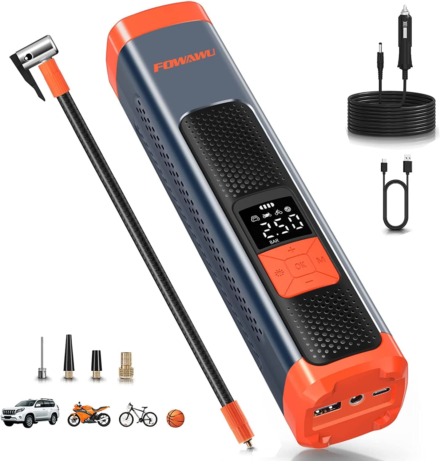 Inflador eléctrico de Amazon