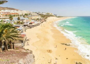 La isla de Fuerteventura es la segunda más grande del archipiélago canario