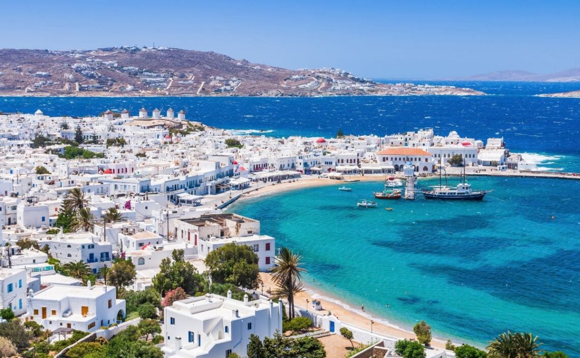 Isla de Mykonos situada en Grecia