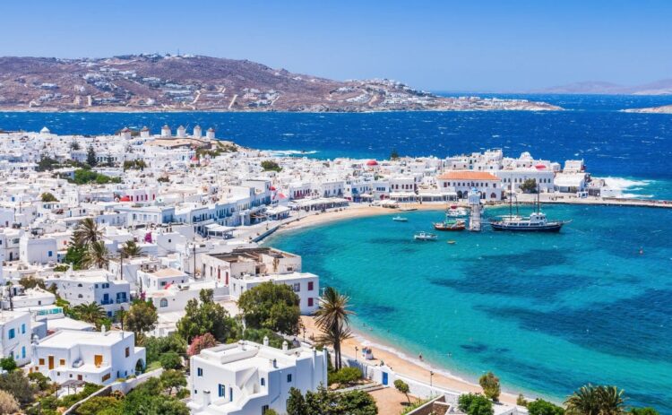 Isla de Mykonos situada en Grecia