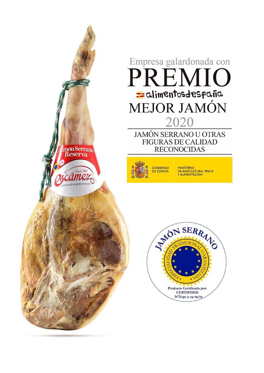 jamón Serrano Reserva Escámez