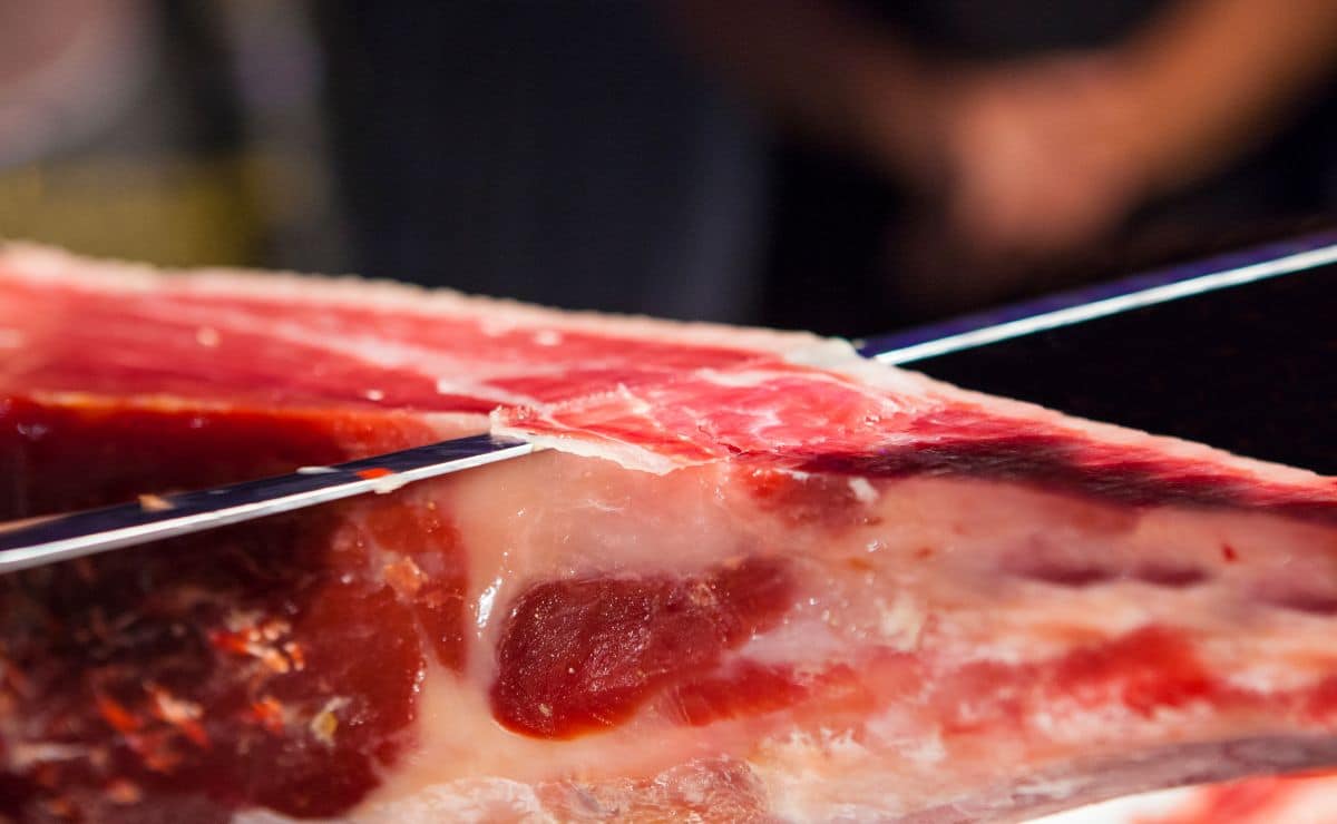 jamón ibérico cortar guía recomendación consejo sal alimento