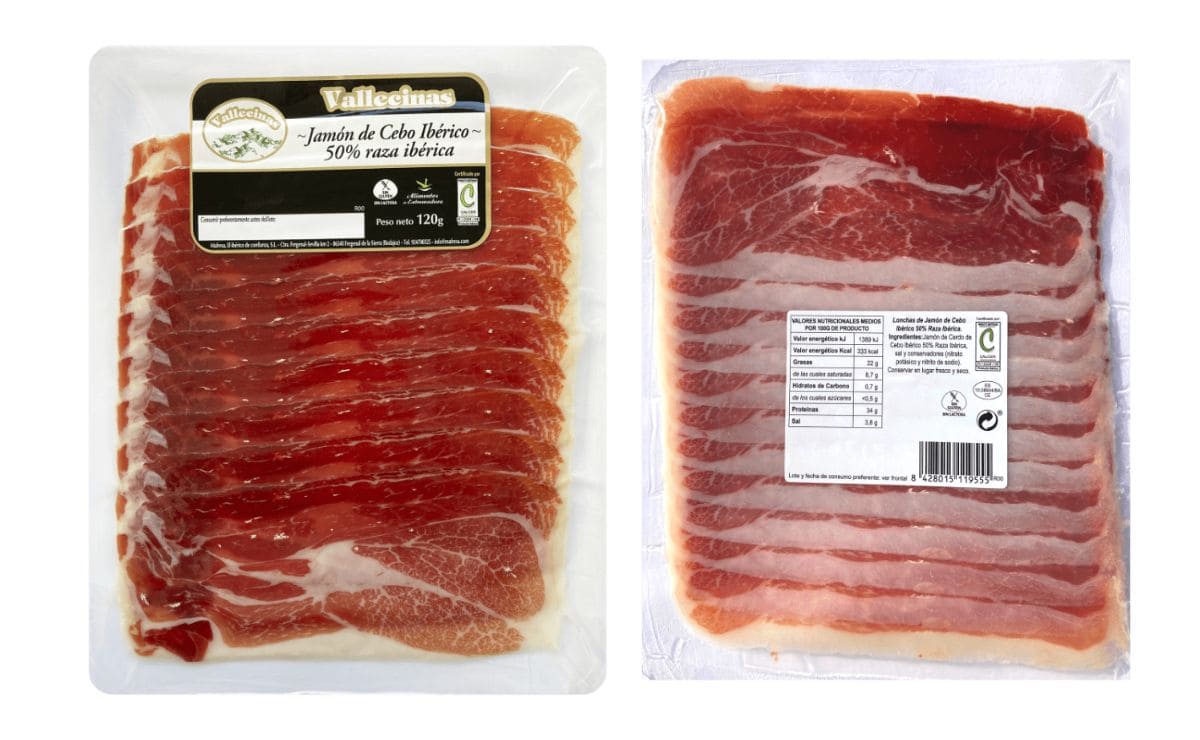 Jamón ibérico 50% Raza Ibérica de Aldi