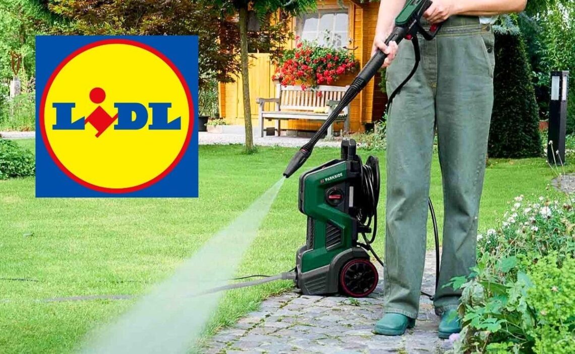 La hidrolimpiadora de Lidl más barata para limpiar tu jardín
