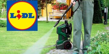 La hidrolimpiadora de Lidl más barata para limpiar tu jardín