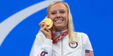 Jessica Long, deportista paralímpica que ha conseguido 29 medallas