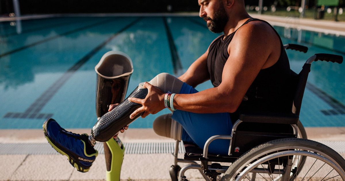 Jose Onight, nadador amputado