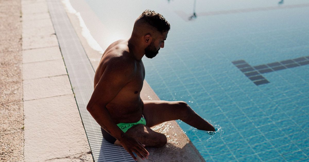 Jose Onight, nadador amputado