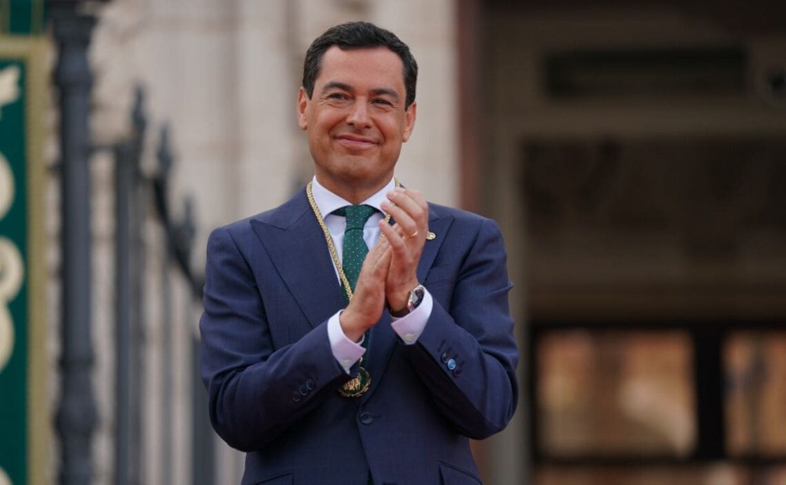Juan Manuel Moreno Bonilla, presidente de la Junta de Andalucía