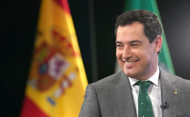 Juanma Moreno, actual presidente de la Junta de Andalucía