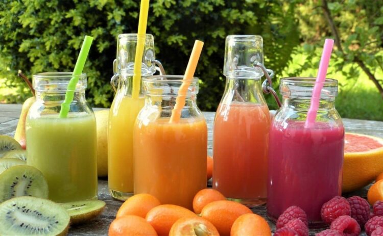 jugo frutas presión arterial circulación sanguínea tensión bebida salud