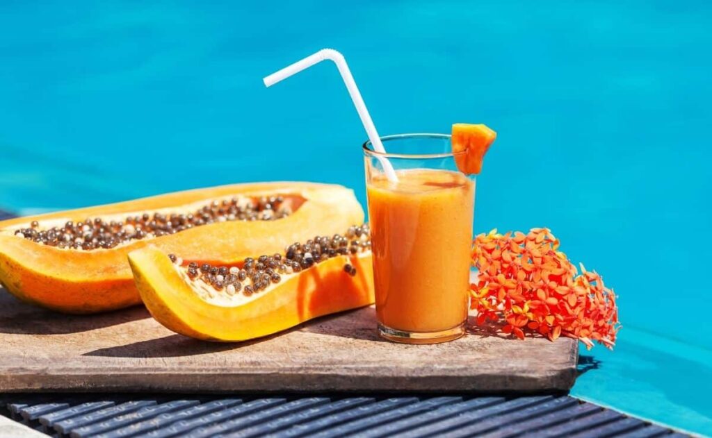jugo papaya alimentos zumo fruta bebida dieta semilla