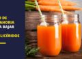 Jugo de zanahoria para bajar los triglicéridos