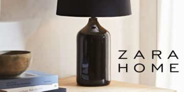 Lámpara negra Zara Home