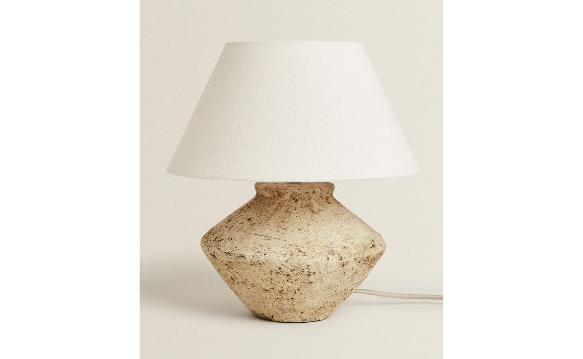 La lámpara elegante para el hogar de Zara Home