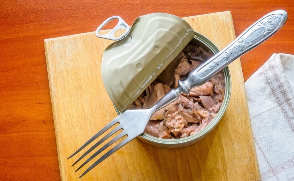 Latas de atún a la semana