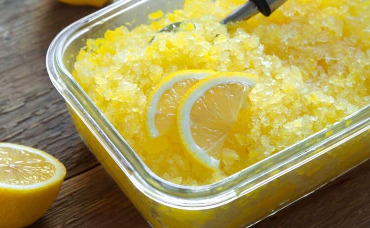 limón, limón congelado