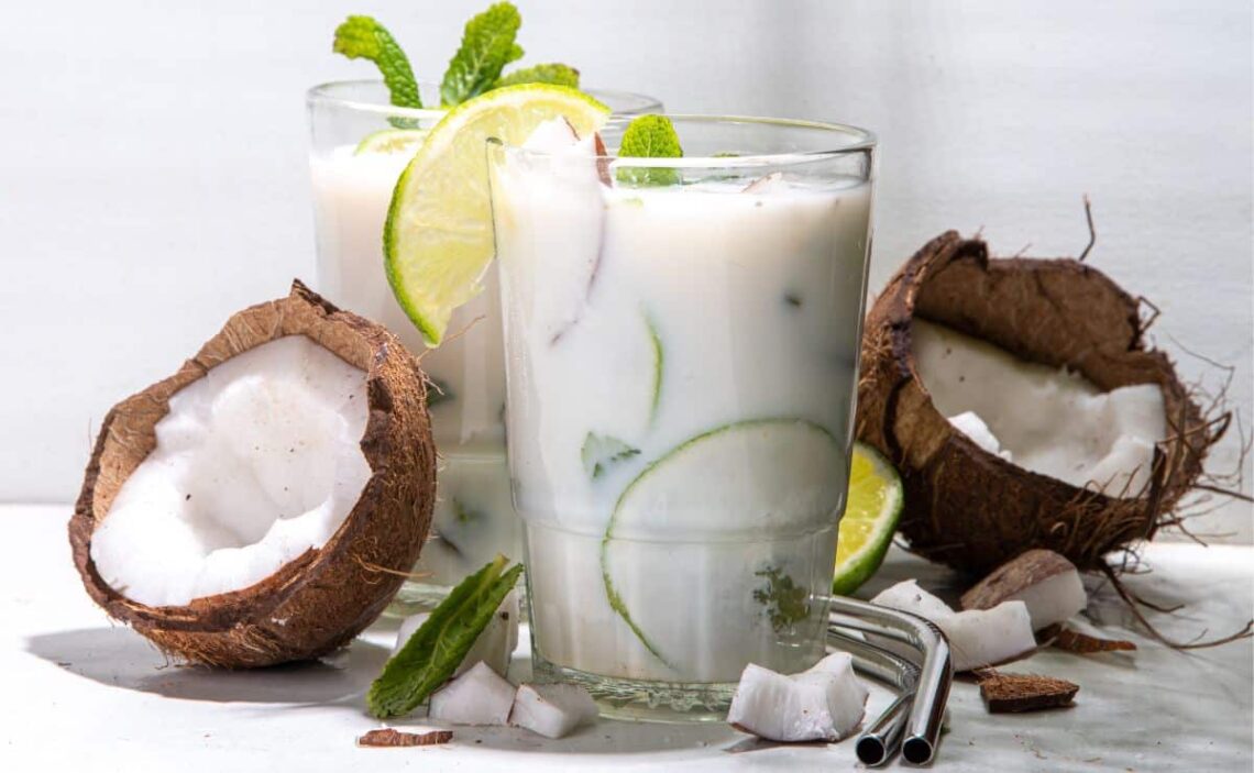 limonada coco nutrientes verano receta vitaminas frutas cítricos