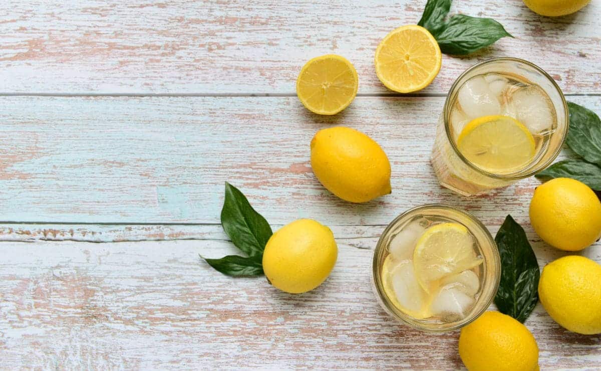 limonada limón zumo jugo cítrico alimento bebida