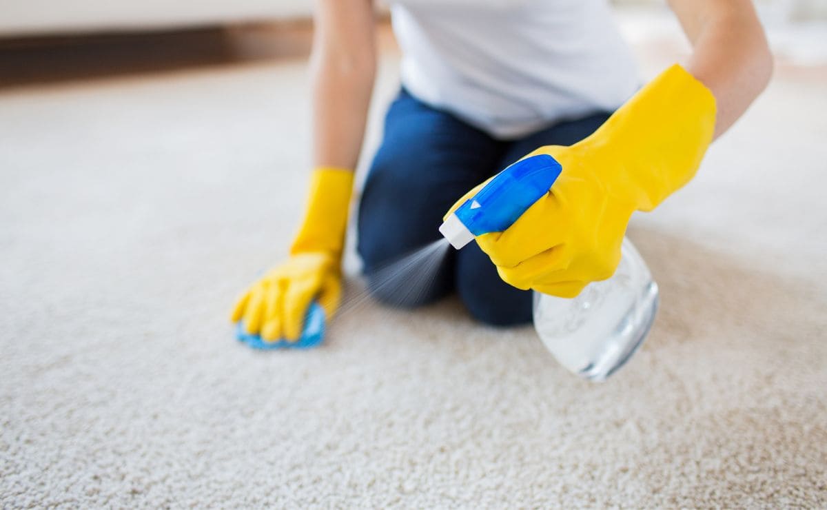 3 trucos para limpiar una alfombra en seco