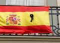 Bandera de España luto