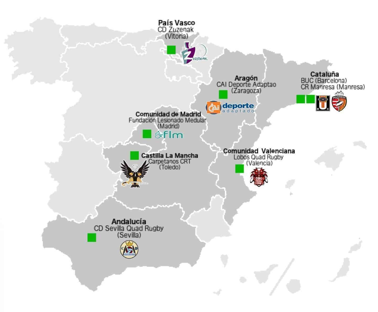 Arranca la liga nacional de rugby en silla de ruedas