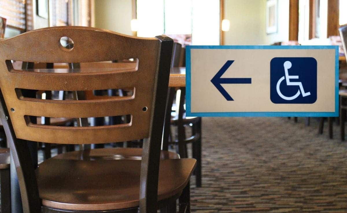 mesa restaurante accesibilidad