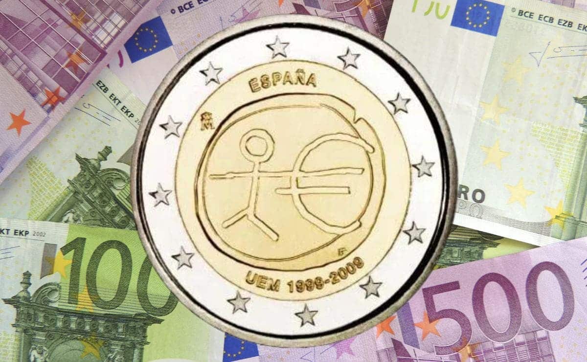 Dos euros, euro, Europa