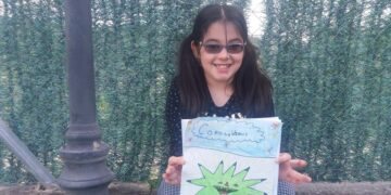 Una niña con discapacidad visual relata en un cuento la pandemia desde 2070
