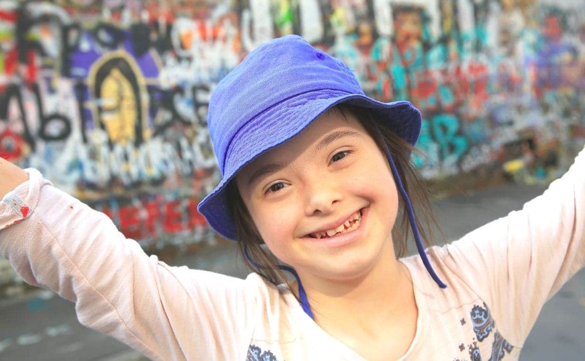 niña sindrome de down discapacidad